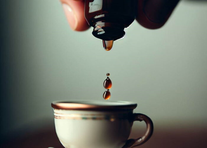 Veneno Camins Criminals CaminArt Detalle gotas veneno taza café ruta Camins Criminals Valencia