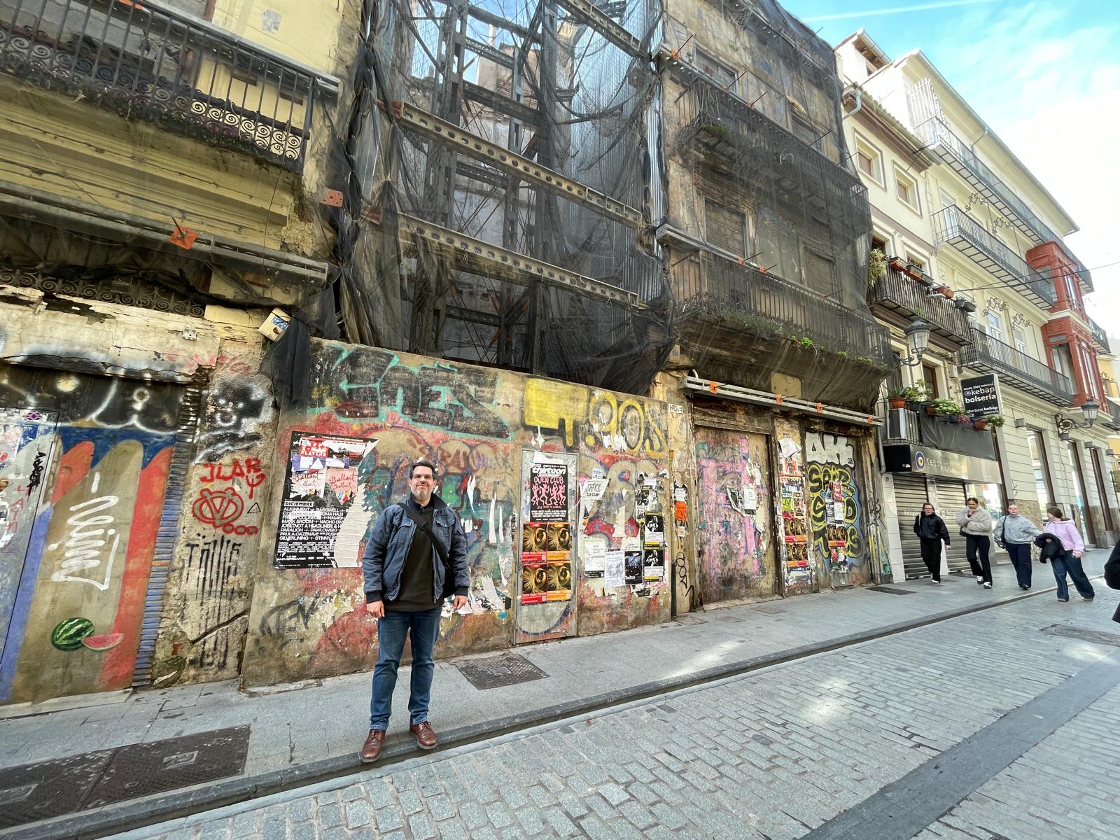 El barco de la calle Bolsería número 36 de Valencia